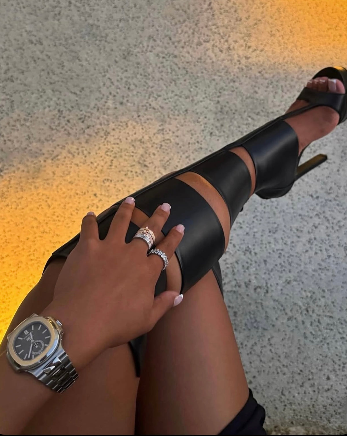 Fatal Bandage Platform Heels