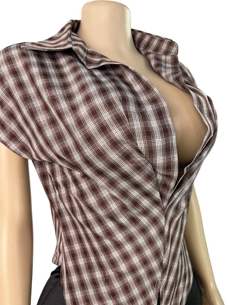 Plaid Top