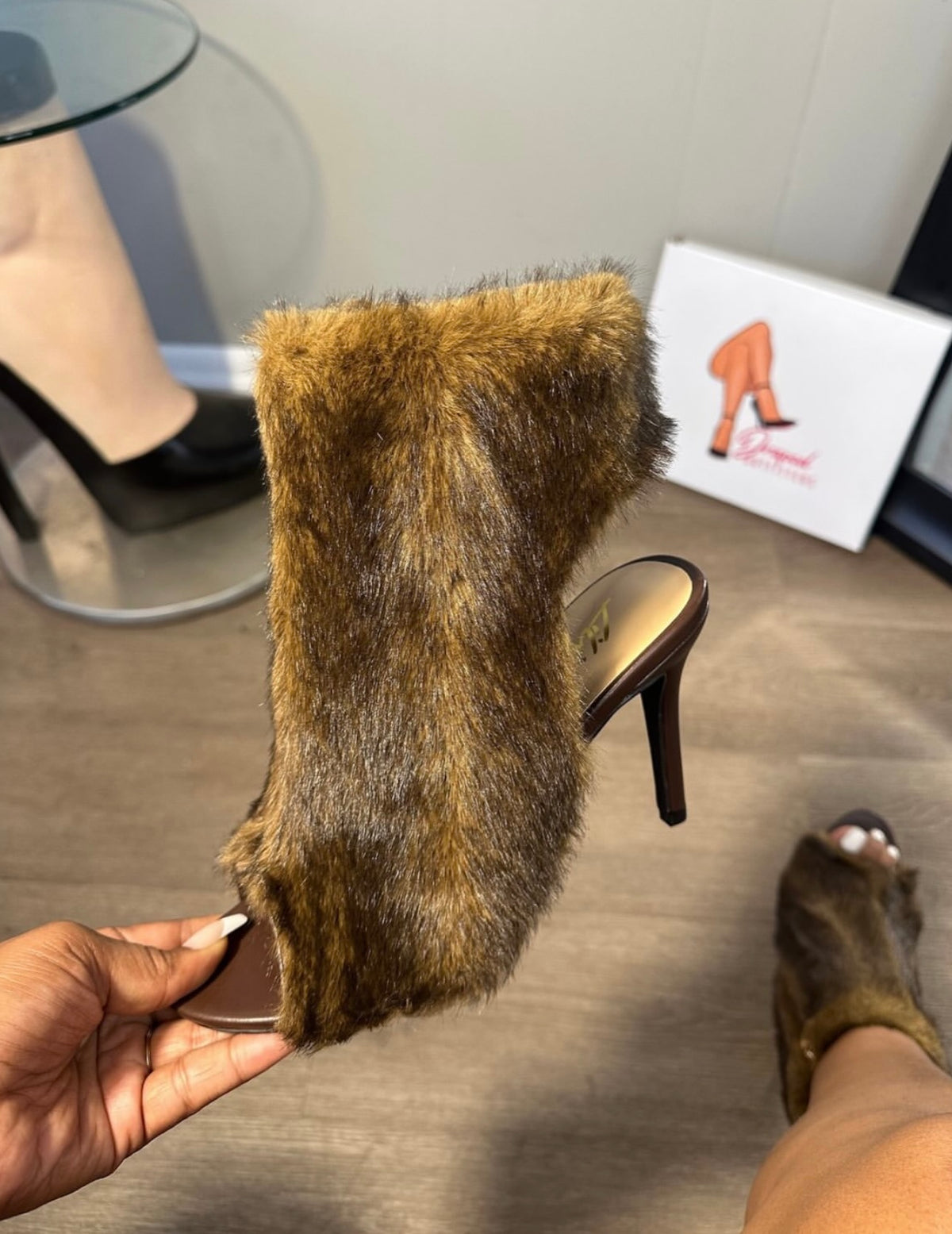 Mini Fur Heels