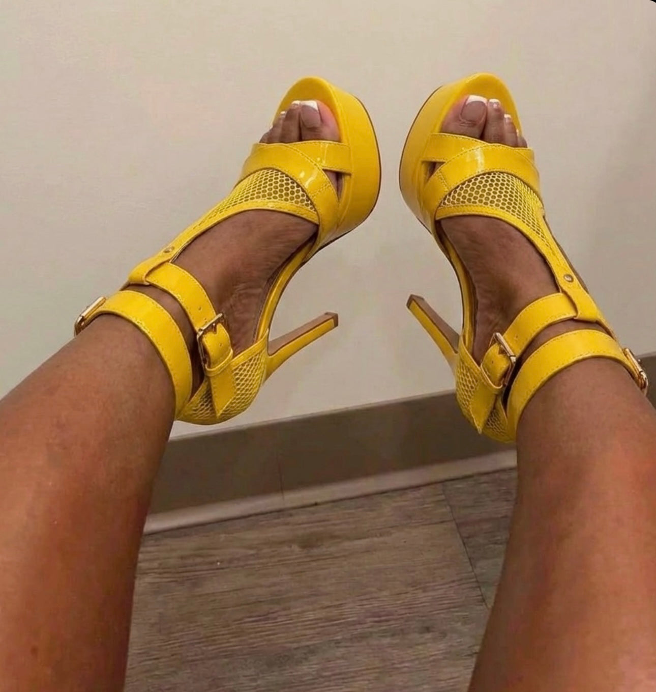 Mustard Muse Heels