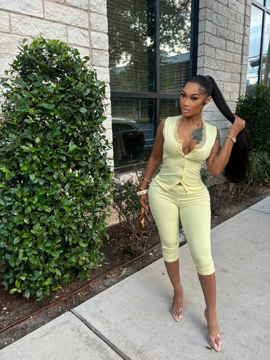 Daisy Capri Romper