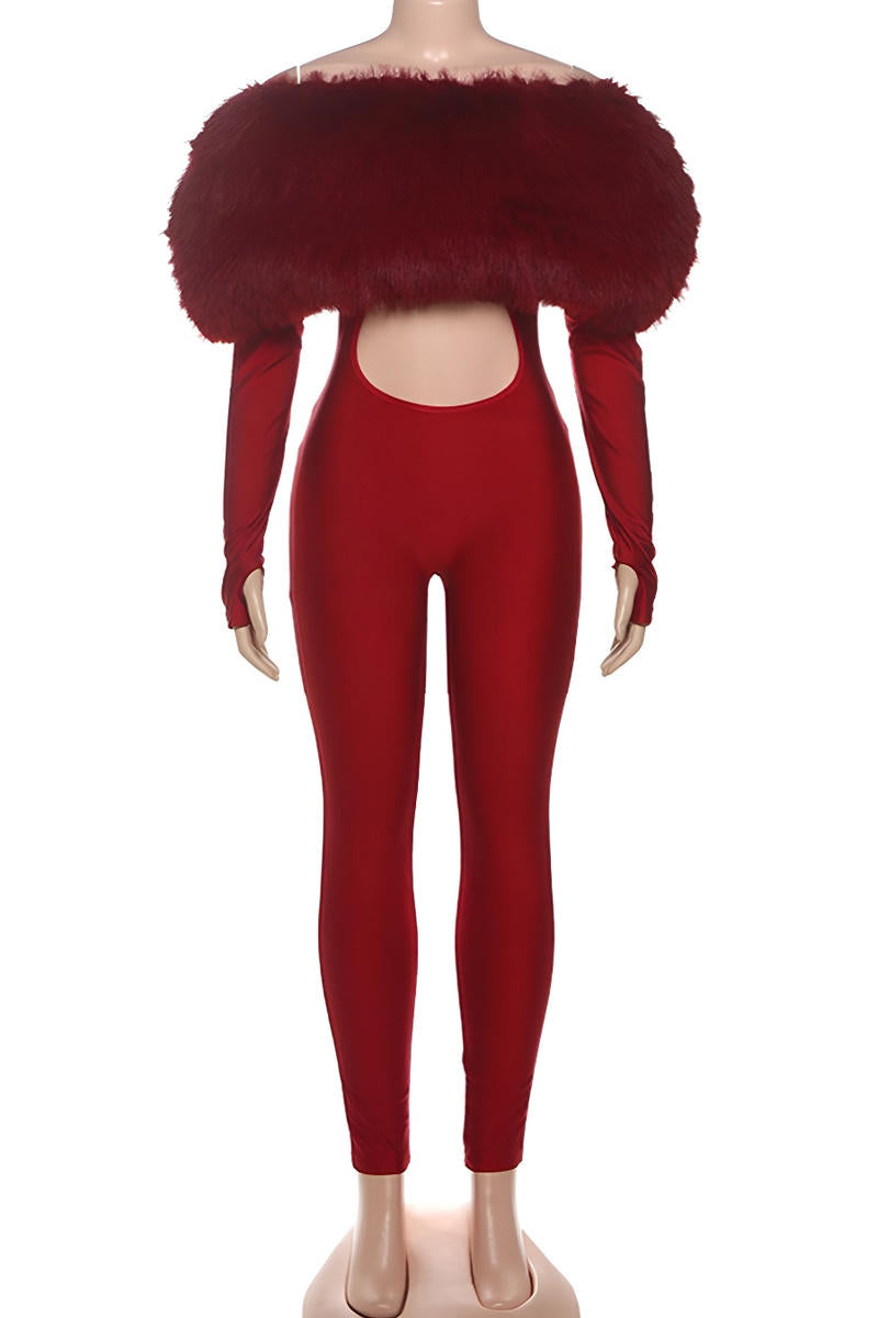 Crimson Seduction Jumpsuit
