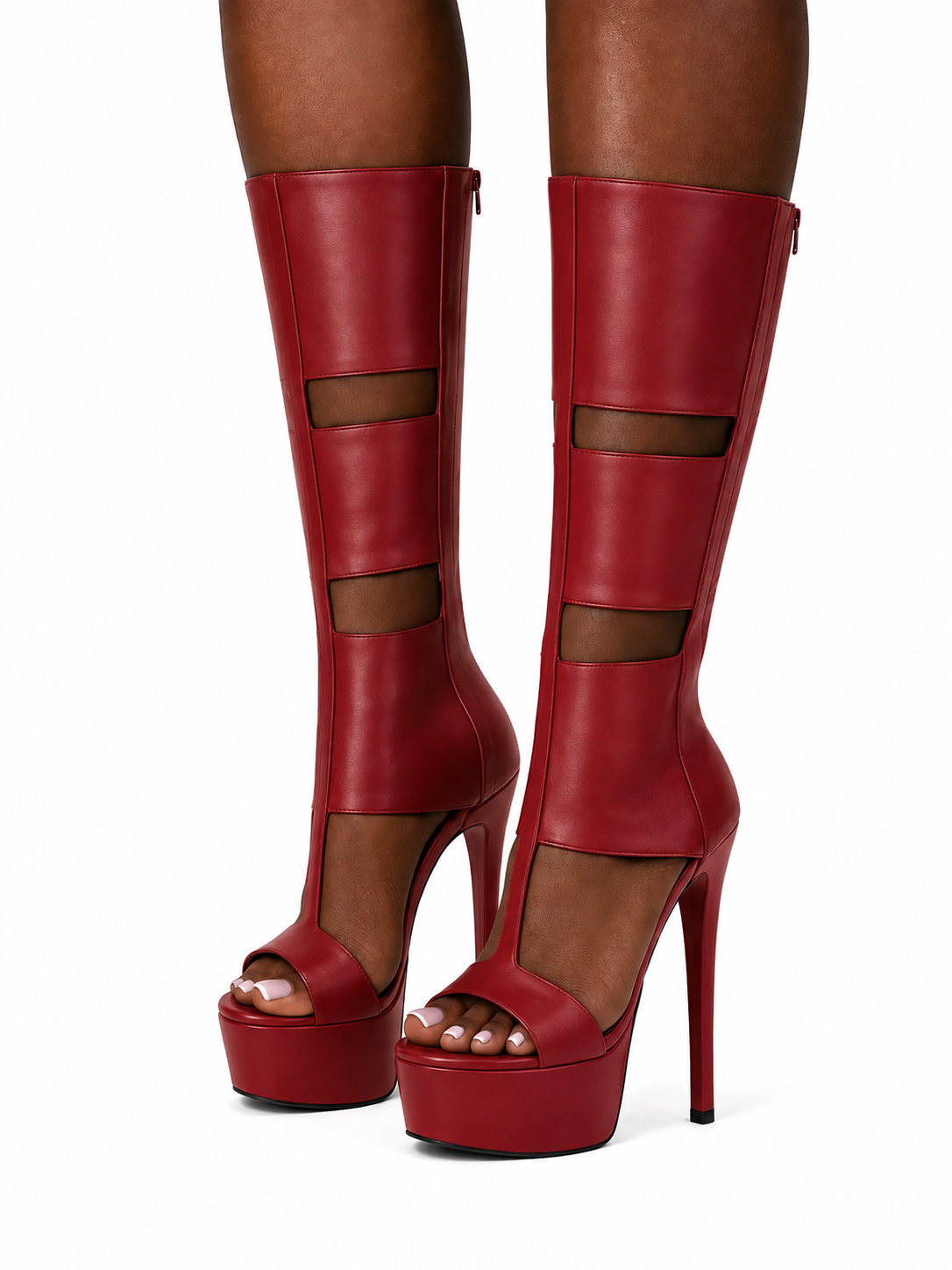 Fatal Bandage Platform Heels