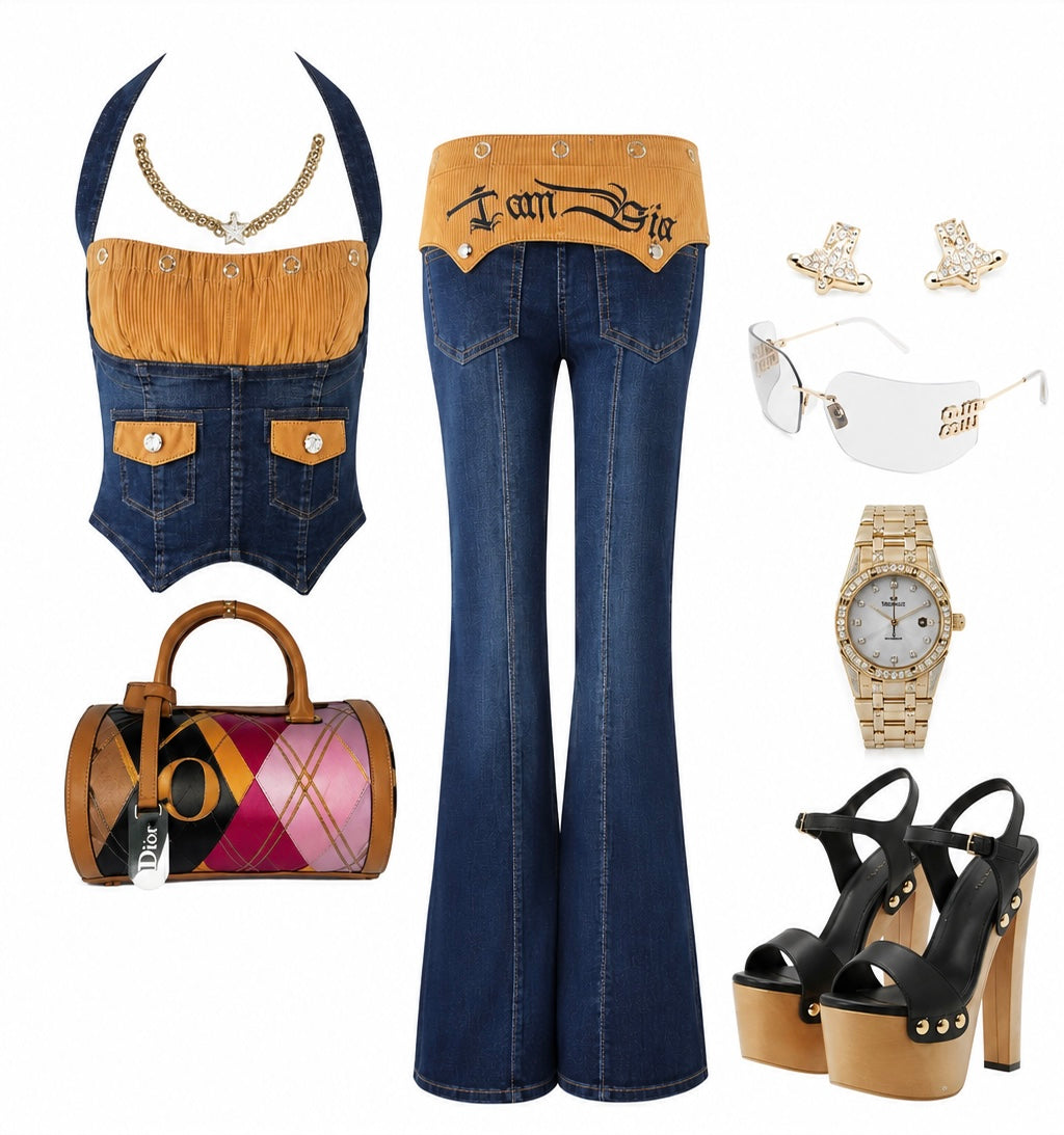 Denim Tommie Set