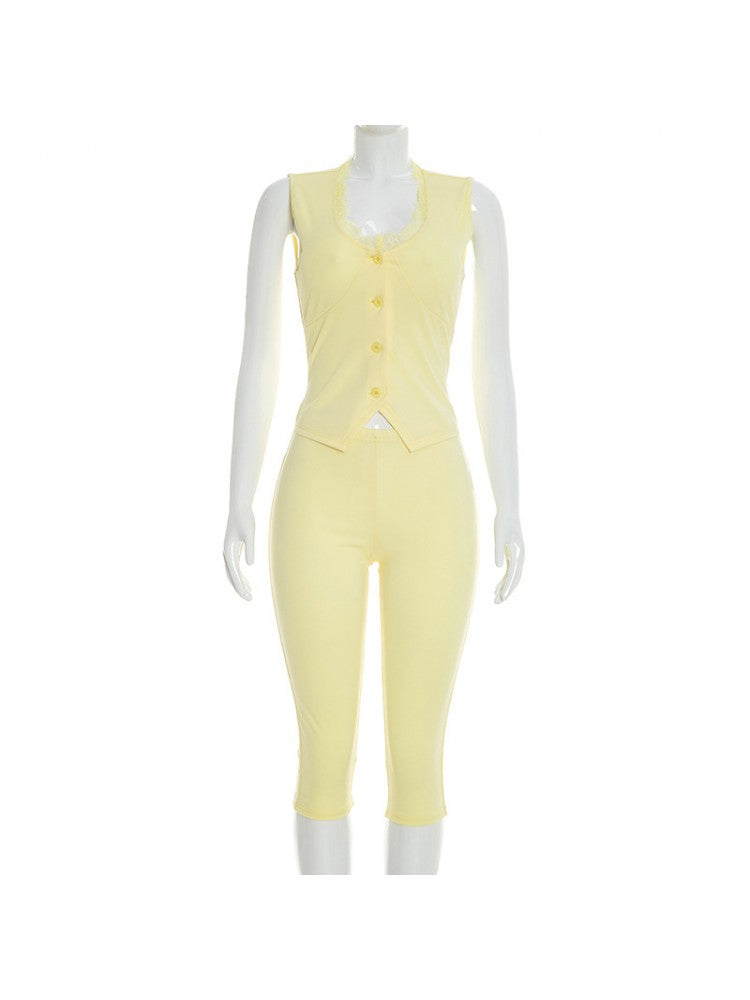 Daisy Capri Romper