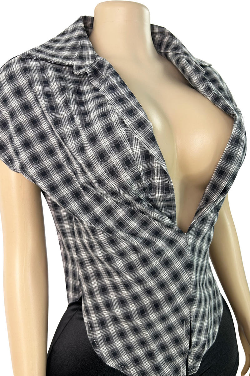 Plaid Top