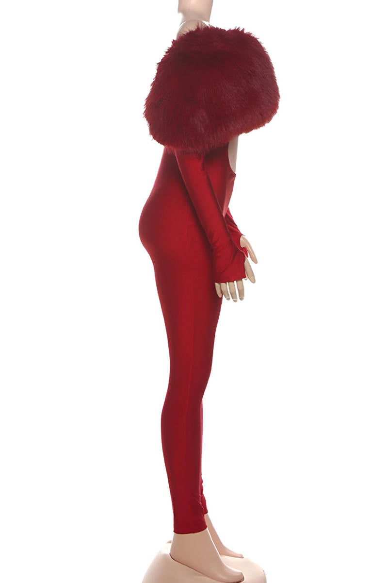 Crimson Seduction Jumpsuit