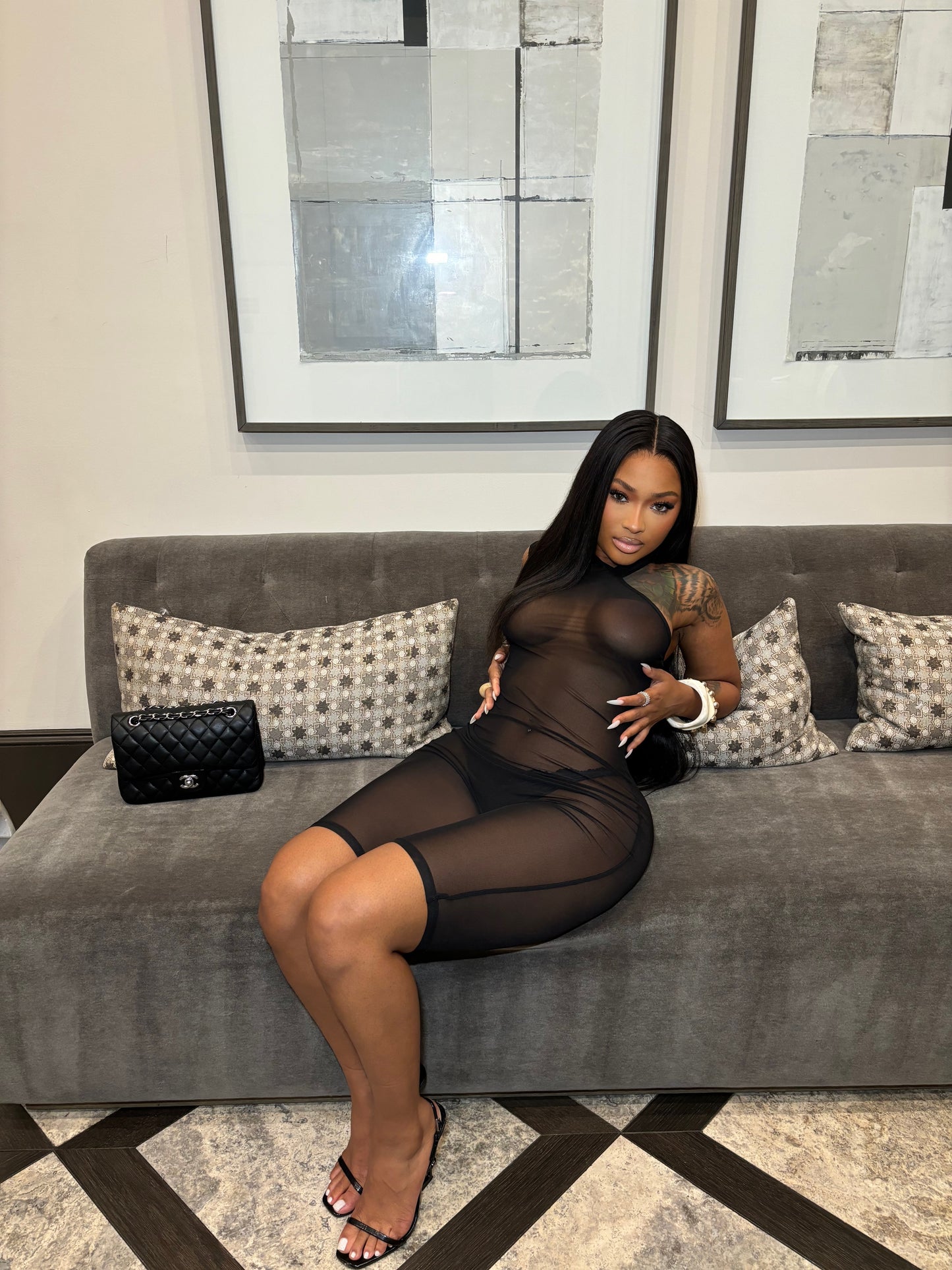 Essence Mesh Jumpsuit