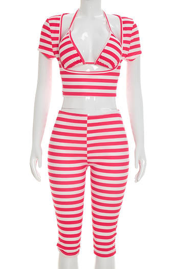 Stripes Capri Set