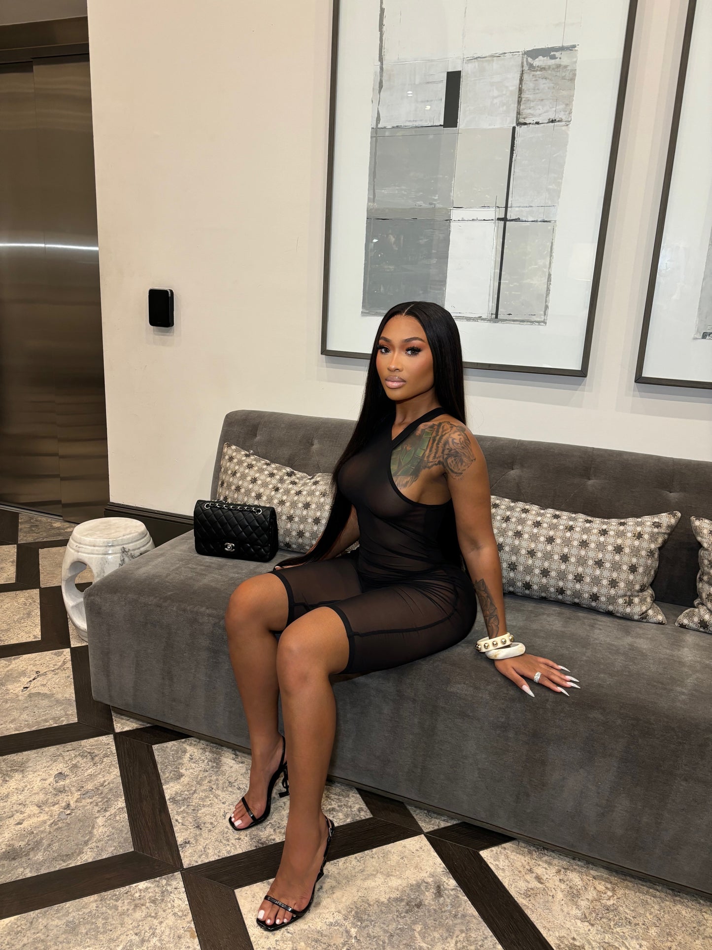 Essence Mesh Jumpsuit