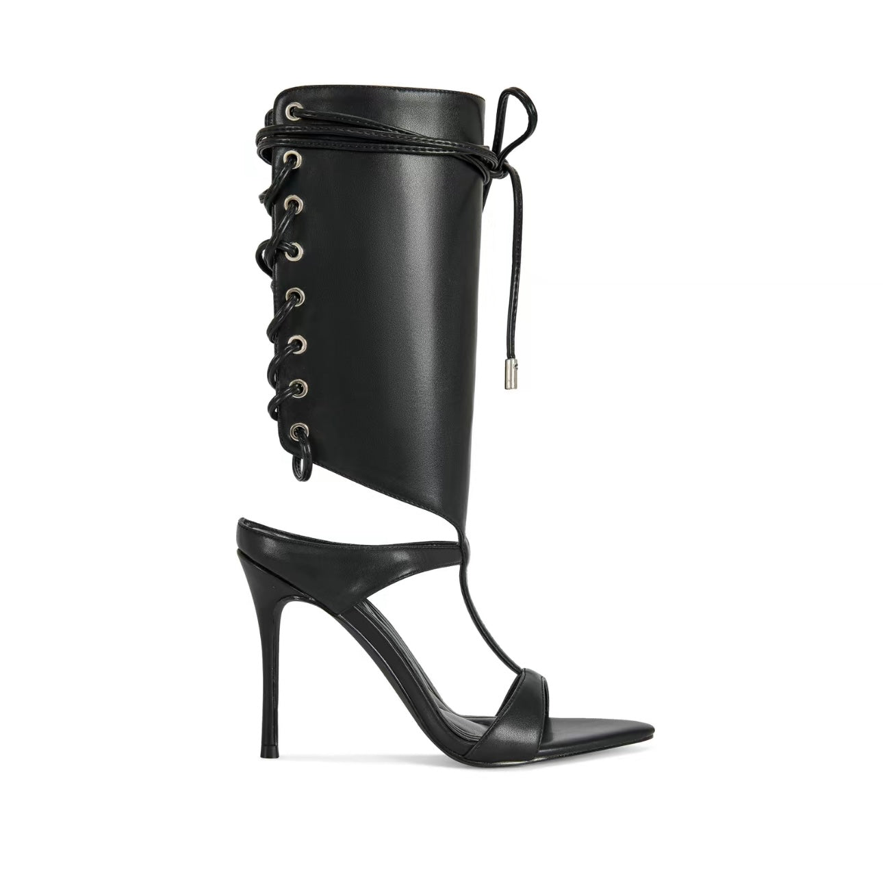 Lace-Up Gladiator Heel