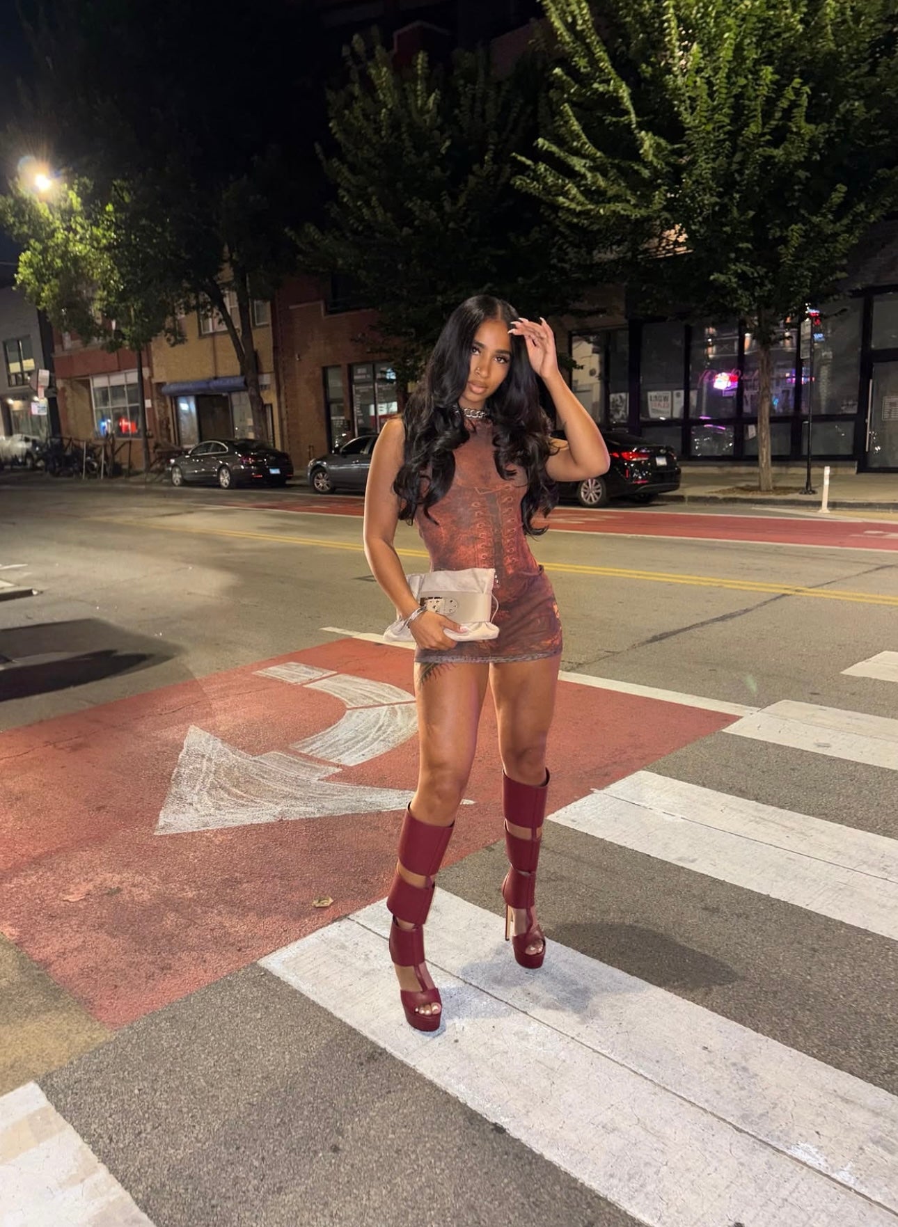 Fatal Bandage Platform Heels