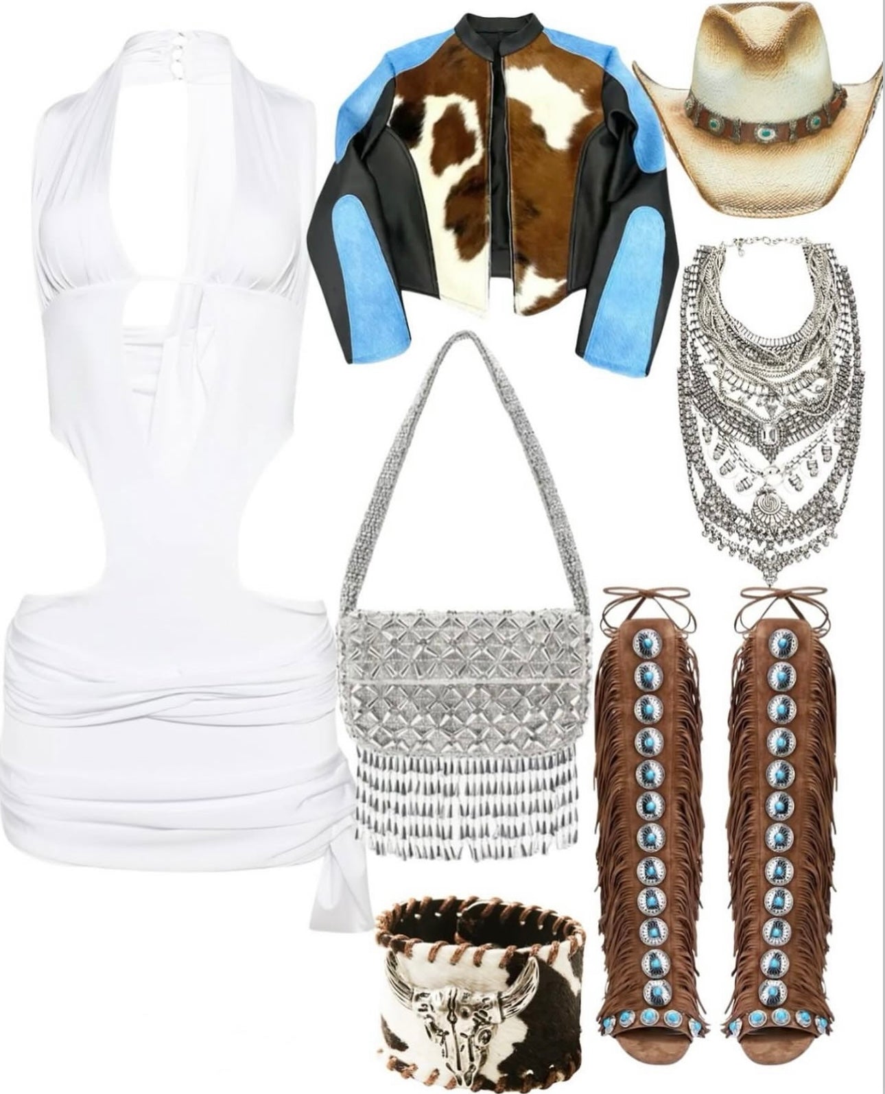 Saddle Up Fringe Heels